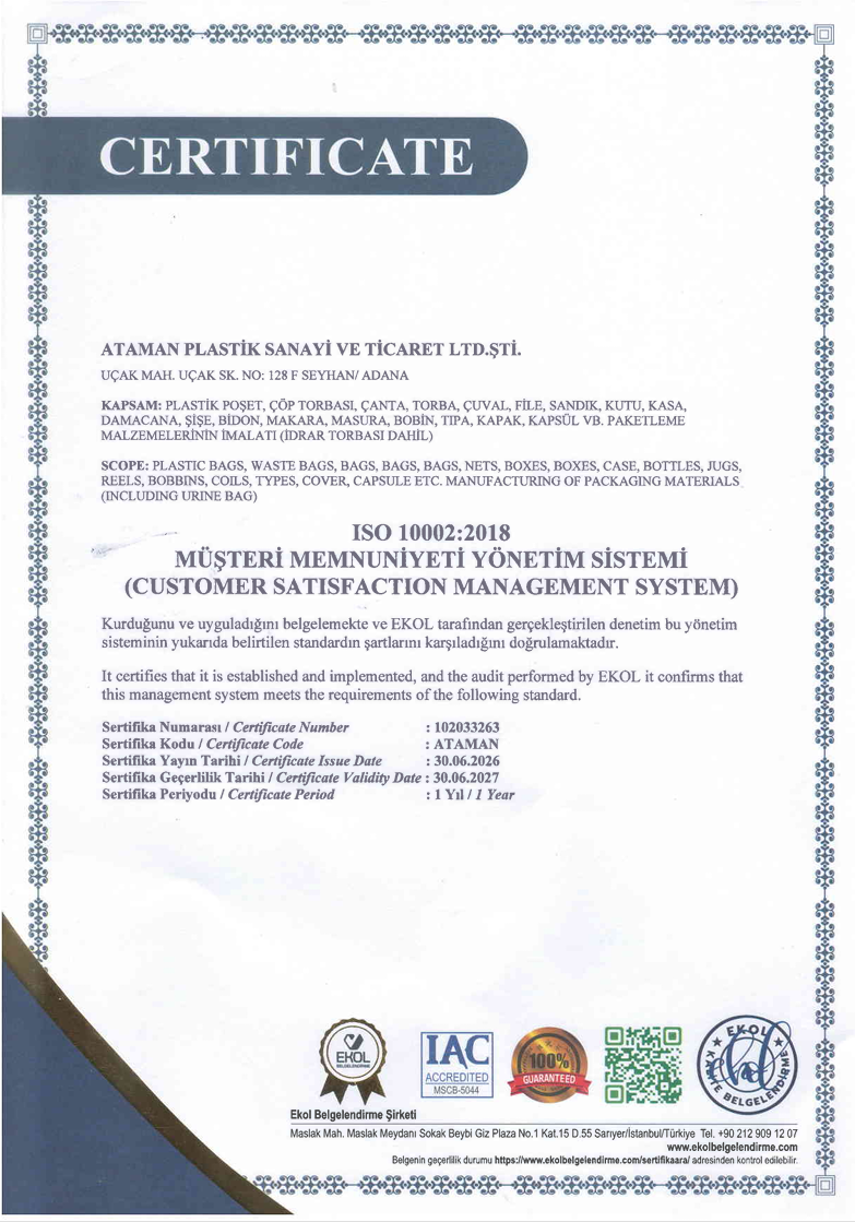 ISO 10002-2018