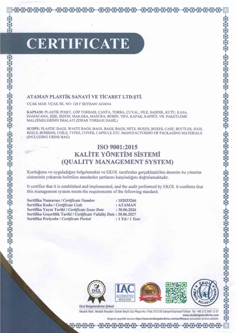 ISO 9001-2015