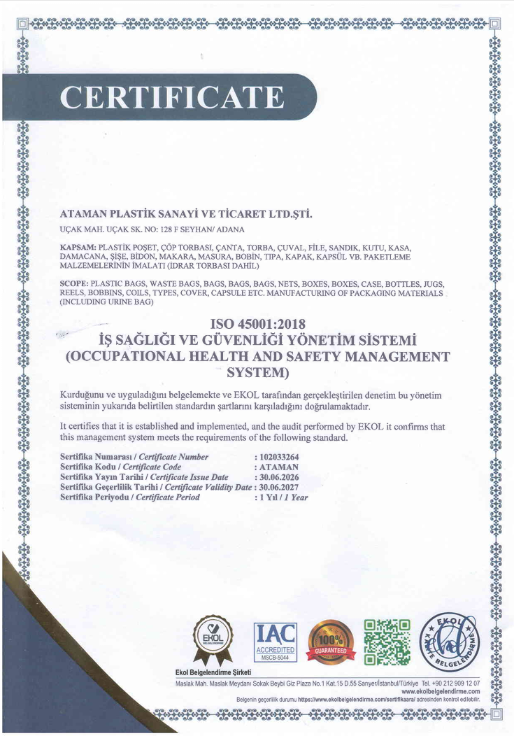 ISO 45001-2018